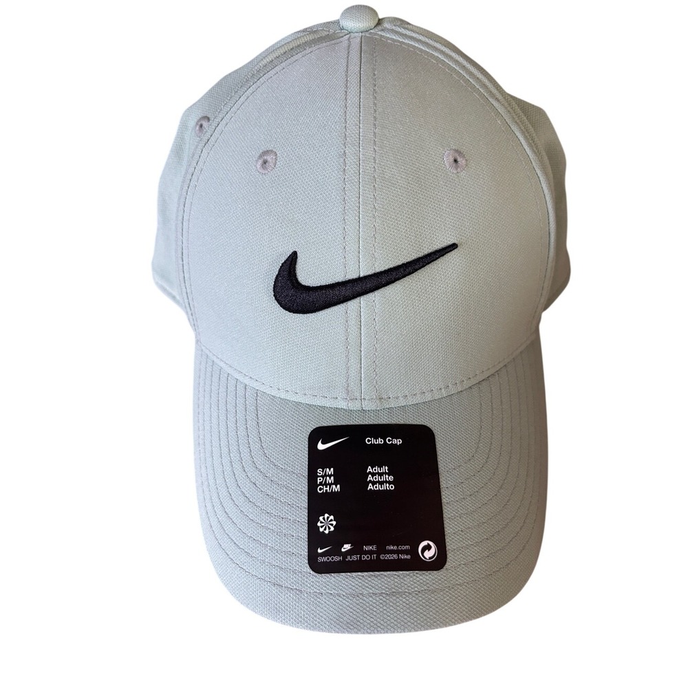 Nike Unisex Men/Women's Light Sage Green Cap w/Black Swoosh SZ S/M GIFT NEW